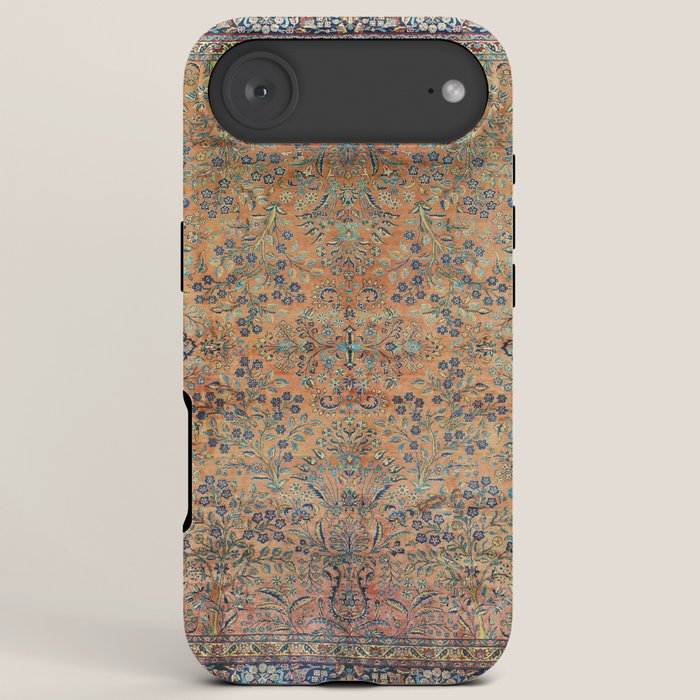 Kashan Floral Persian Carpet Print iPhone Case Gallery Image 6