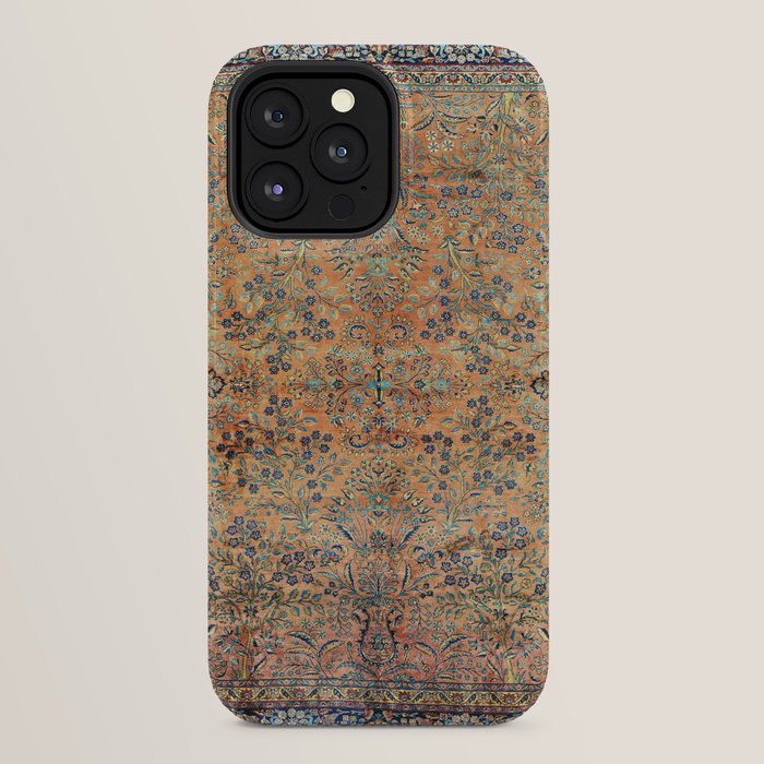 Kashan Floral Persian Carpet Print iPhone Case Gallery Image 32