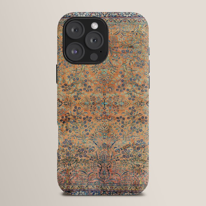 Kashan Floral Persian Carpet Print iPhone Case Gallery Image 16