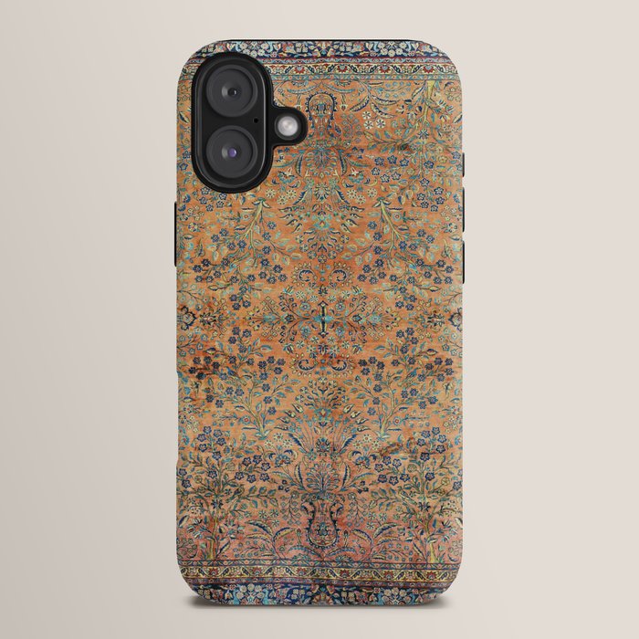 Kashan Floral Persian Carpet Print iPhone Case Gallery Image 14