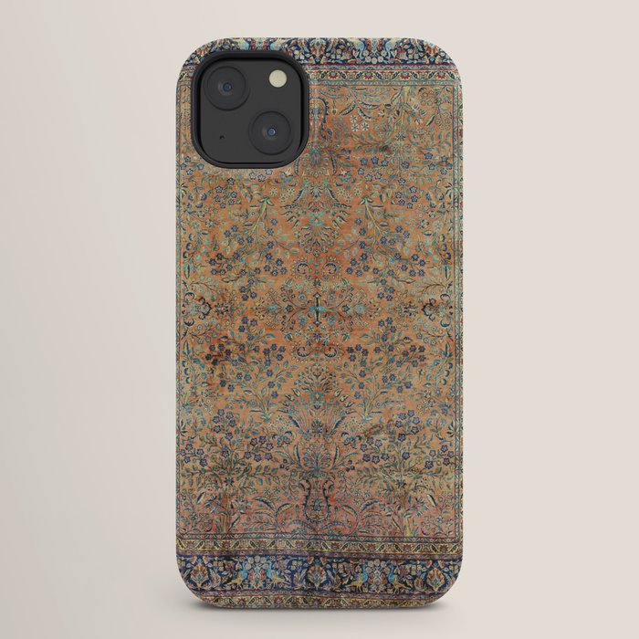 Kashan Floral Persian Carpet Print iPhone Case Gallery Image 26