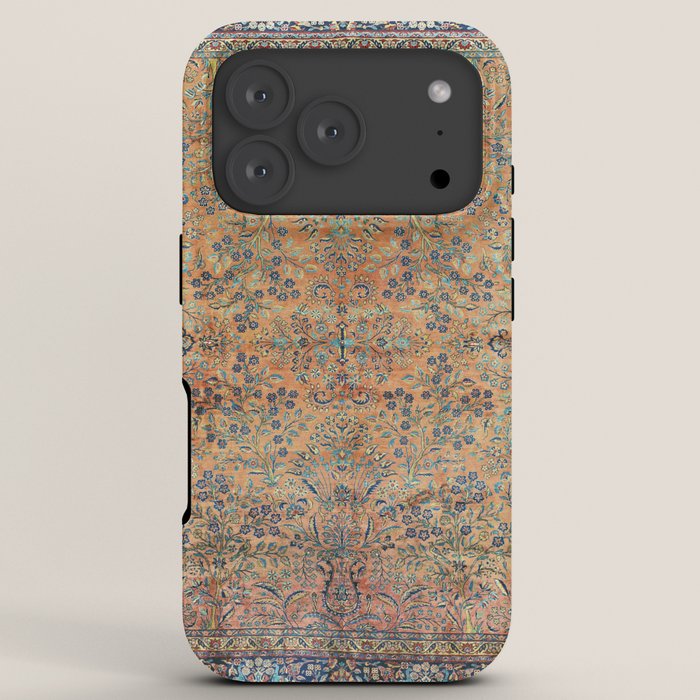 Kashan Floral Persian Carpet Print iPhone Case Gallery Image 7