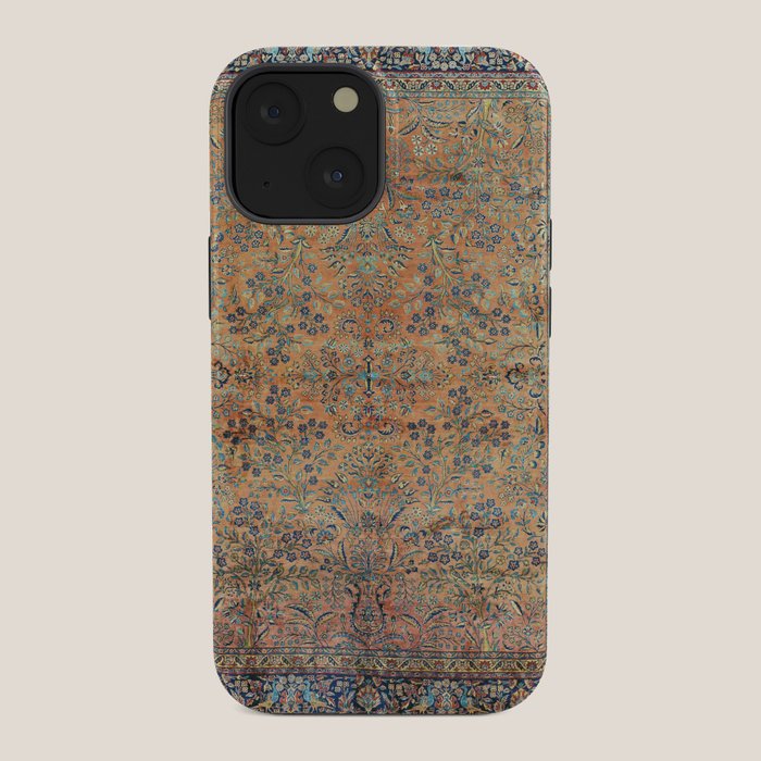Kashan Floral Persian Carpet Print iPhone Case Gallery Image 34