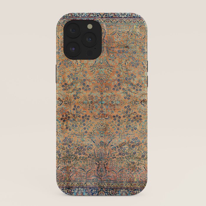 Kashan Floral Persian Carpet Print iPhone Case Gallery Image 40