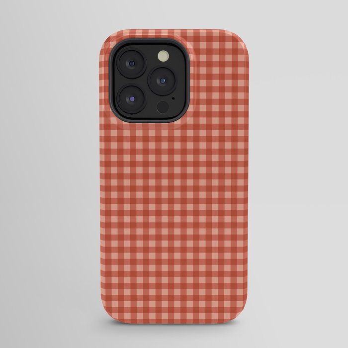 Gingham Plaid Pattern - Strawberry Red iPhone Case Gallery Image 31