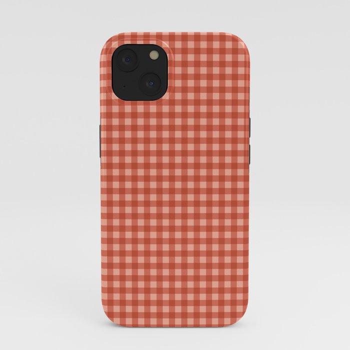 Gingham Plaid Pattern - Strawberry Red iPhone Case Gallery Image 37