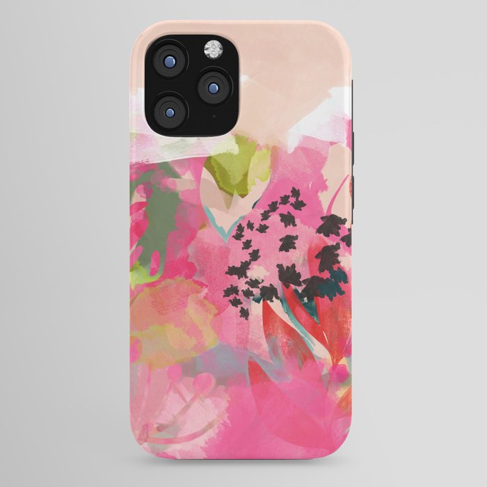 pink summer garden dream abstract iPhone Case Gallery Image 44