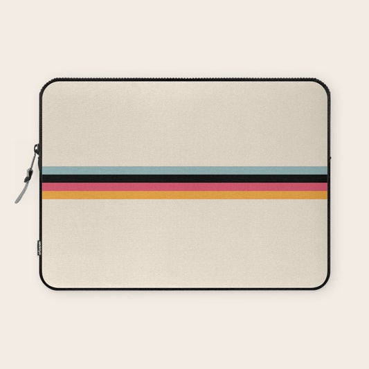 Ishtar - Classic Retro Summer Stripes Laptop Sleeve Gallery Image 1