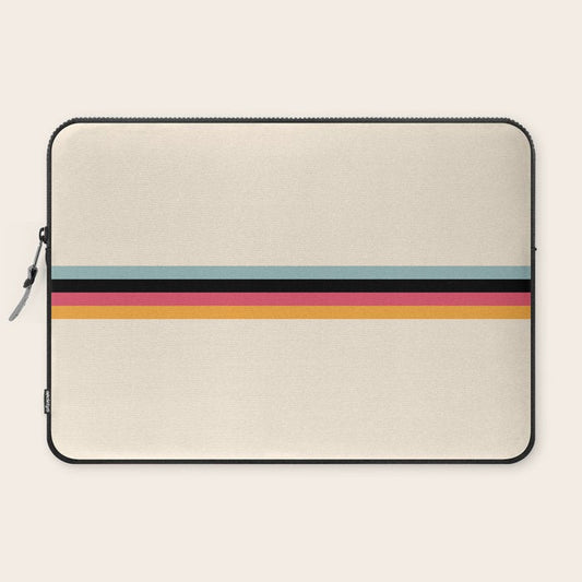 Ishtar - Classic Retro Summer Stripes Laptop Sleeve Gallery Image 2
