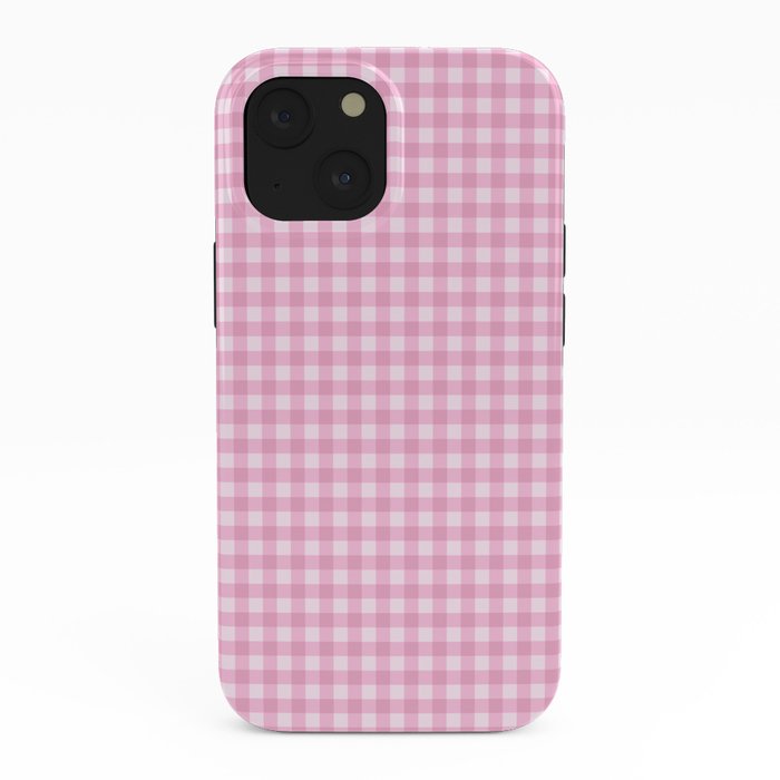 Gingham Plaid Pattern - Pastel Pink iPhone Case Gallery Image 38