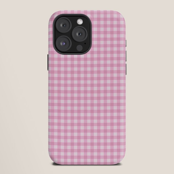 Gingham Plaid Pattern - Pastel Pink iPhone Case Gallery Image 12