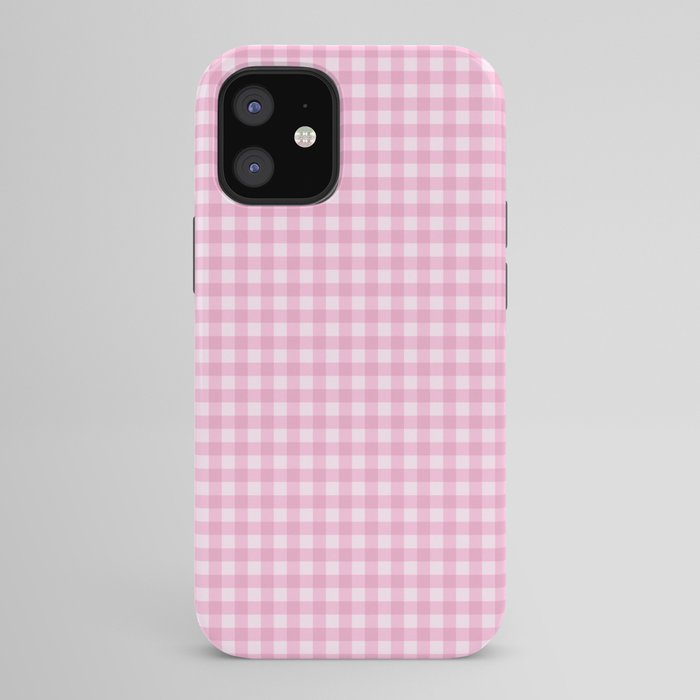 Gingham Plaid Pattern - Pastel Pink iPhone Case Gallery Image 42