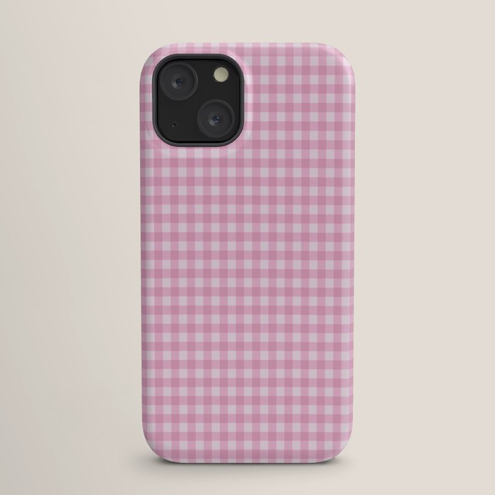 Gingham Plaid Pattern - Pastel Pink iPhone Case Gallery Image 17