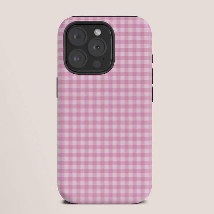 Gingham Plaid Pattern - Pastel Pink iPhone Case Gallery Image 11