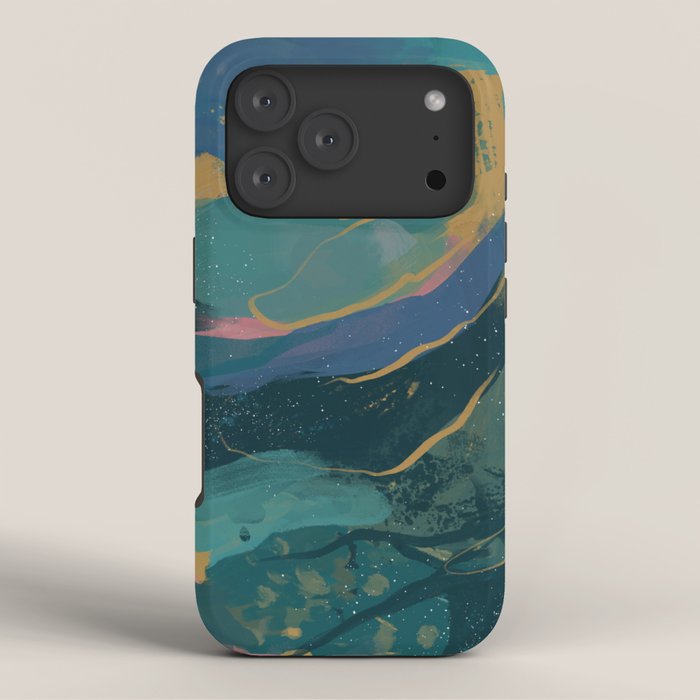 "You Are Worthy" Midnight Background iPhone Case Gallery Image 3