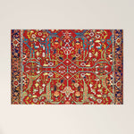 Heriz Azerbaijan 19th Century Floral Rug Welcome Mat Gallery Image 1