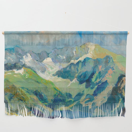 Mountain Landscape Oil Painting Wall Hanging Gallery Image 1