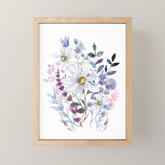 Wildflowers V Mini Art Print Gallery Image 1