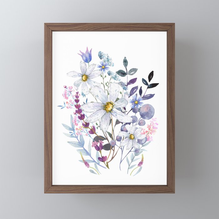 Wildflowers V Mini Art Print Gallery Image 2