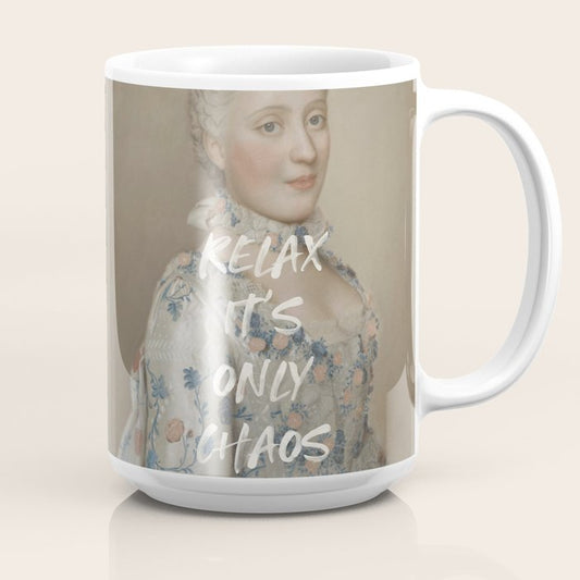 Relax It's Only Chaos Coffee Mug Gallery Image 2