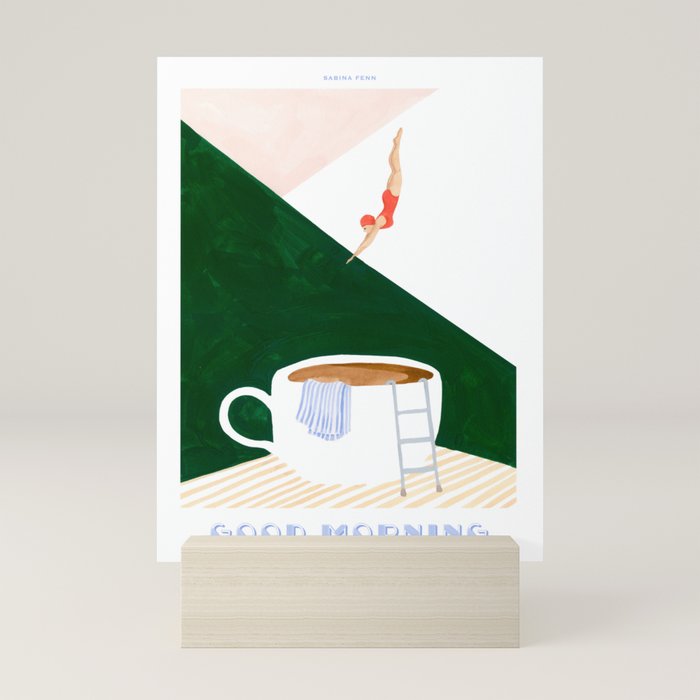 Coffee Diver Mini Art Print Gallery Image 5