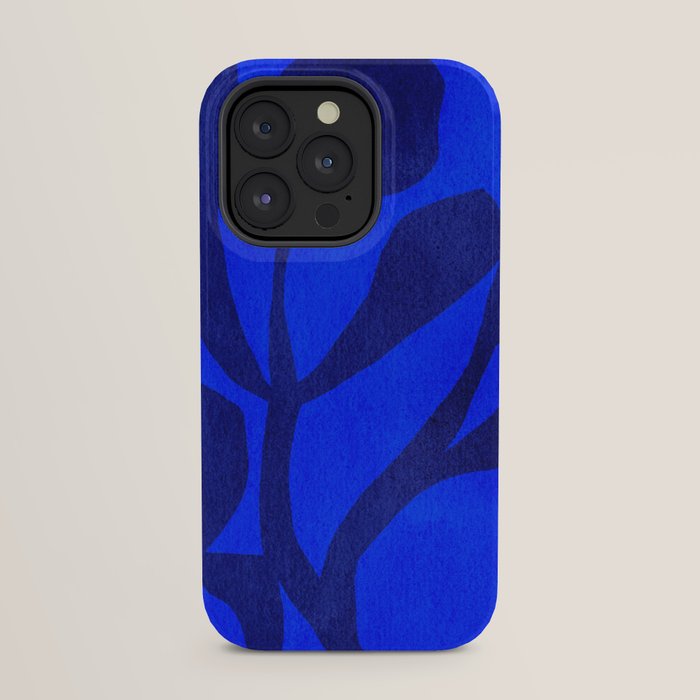 Abstract botanical- blue garden iPhone Case Gallery Image 31