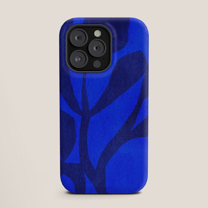 Abstract botanical- blue garden iPhone Case Gallery Image 19