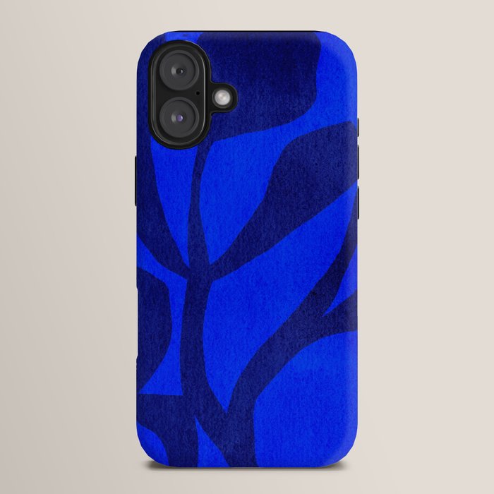 Abstract botanical- blue garden iPhone Case Gallery Image 14