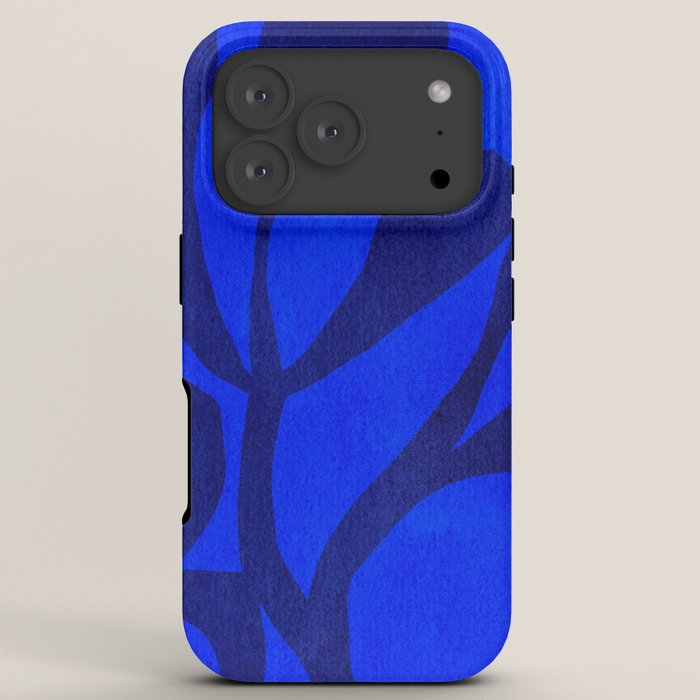 Abstract botanical- blue garden iPhone Case Gallery Image 7
