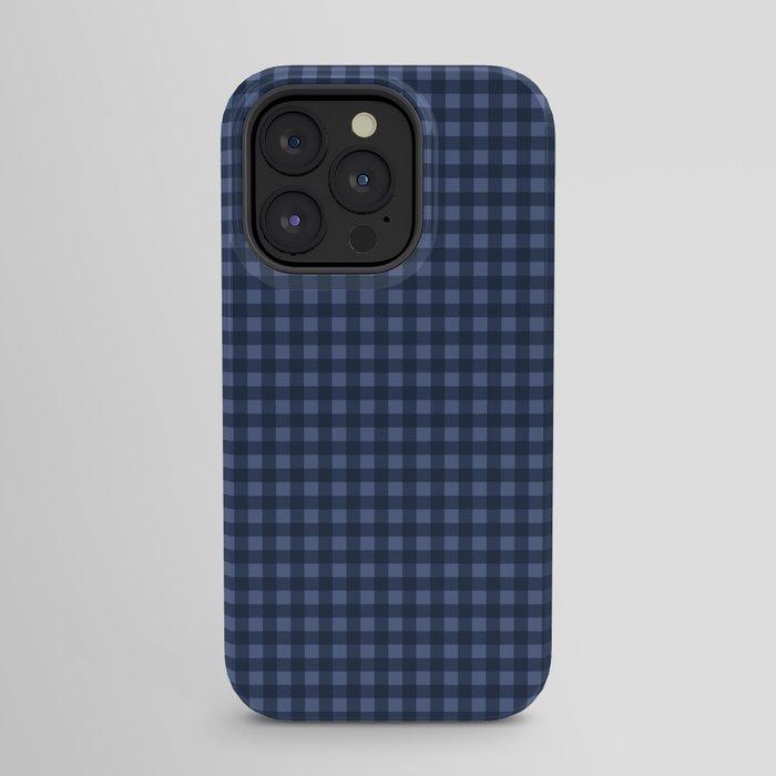 Gingham Plaid Pattern - Navy Blue iPhone Case Gallery Image 23
