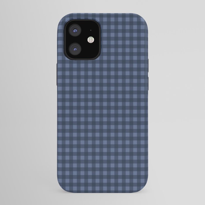 Gingham Plaid Pattern - Navy Blue iPhone Case Gallery Image 41