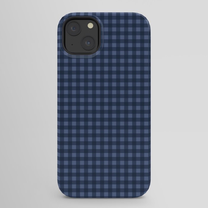 Gingham Plaid Pattern - Navy Blue iPhone Case Gallery Image 22