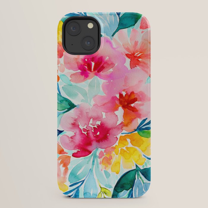Neon Floral iPhone Case Gallery Image 22