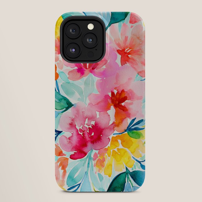 Neon Floral iPhone Case Gallery Image 28