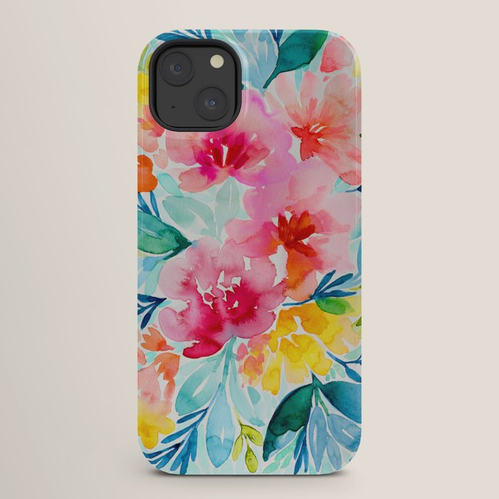 Neon Floral iPhone Case Gallery Image 26