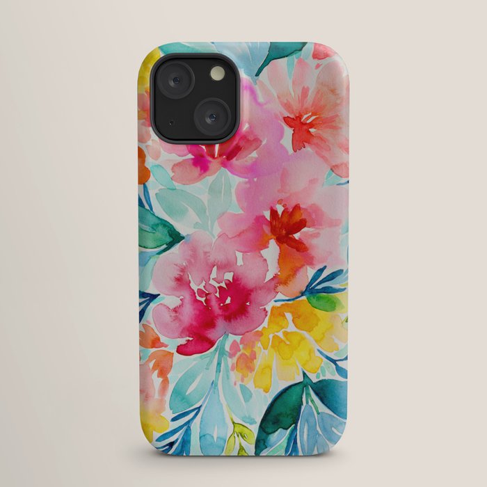 Neon Floral iPhone Case Gallery Image 17