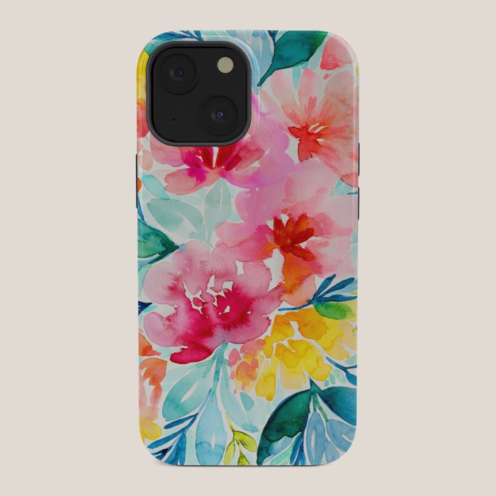 Neon Floral iPhone Case Gallery Image 34