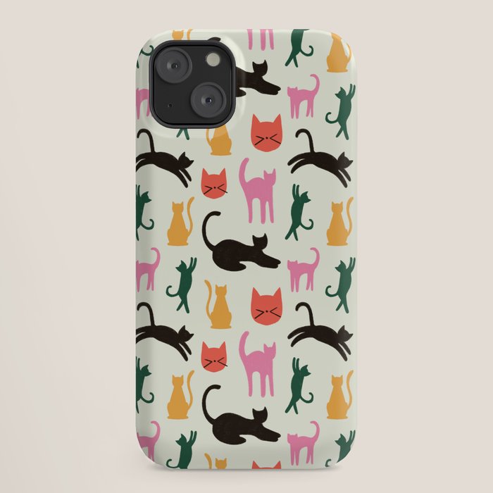 Colorful Cats Pattern iPhone Case Gallery Image 18