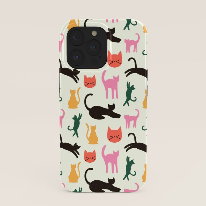 Colorful Cats Pattern iPhone Case Gallery Image 39