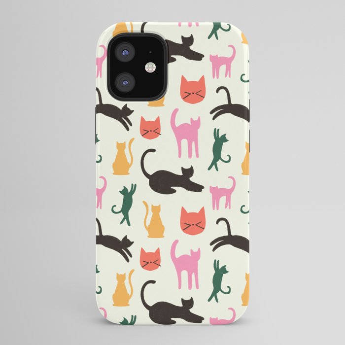 Colorful Cats Pattern iPhone Case Gallery Image 42