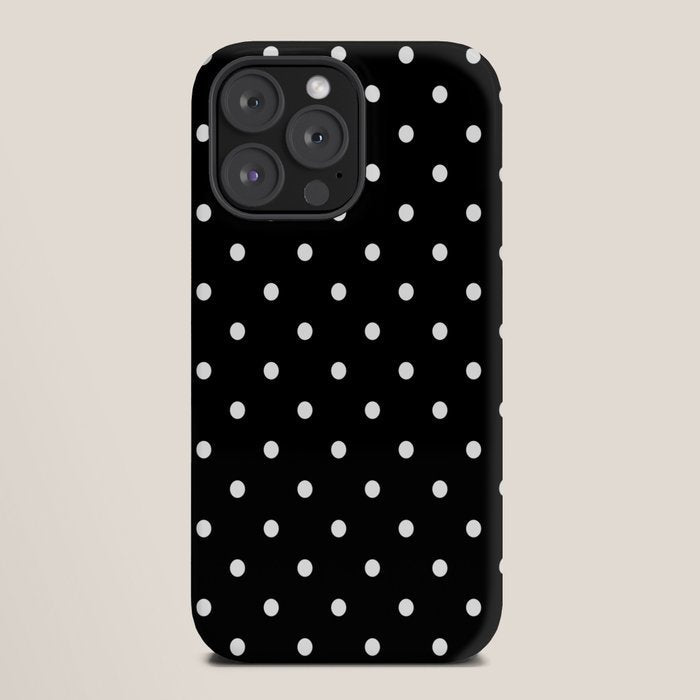 Black and White Polka Dots iPhone Case Gallery Image 20