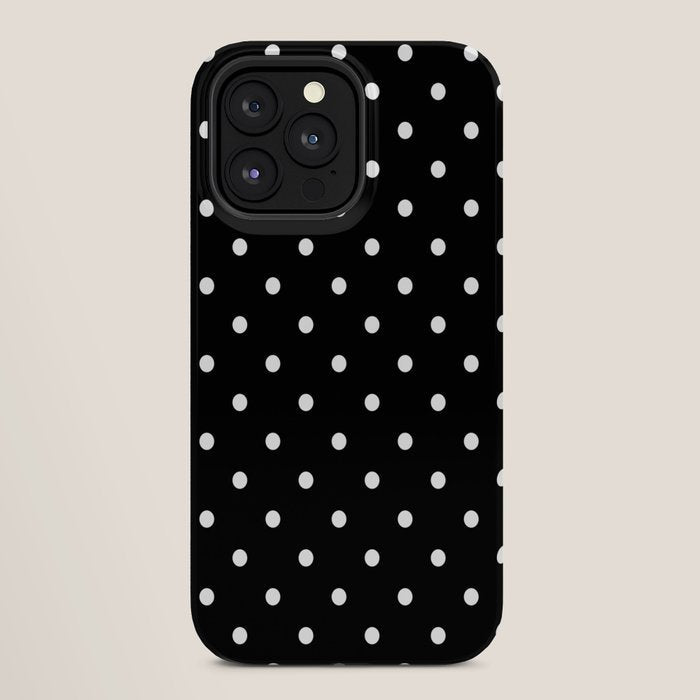 Black and White Polka Dots iPhone Case Gallery Image 28