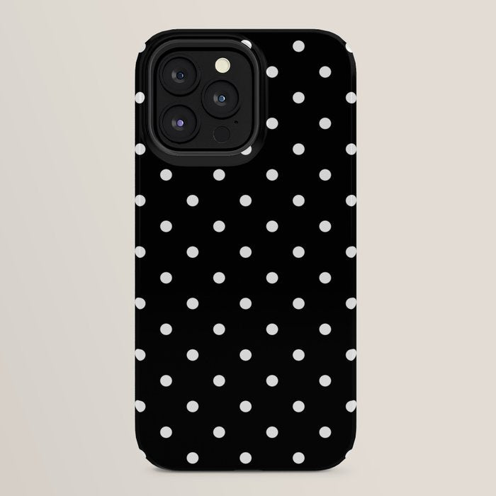 Black and White Polka Dots iPhone Case Gallery Image 24