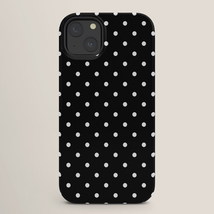 Black and White Polka Dots iPhone Case Gallery Image 26