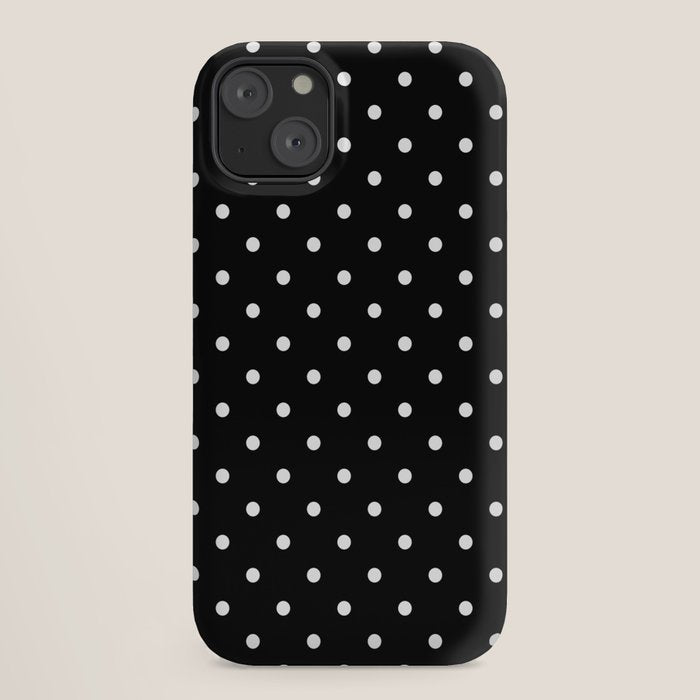 Black and White Polka Dots iPhone Case Gallery Image 18