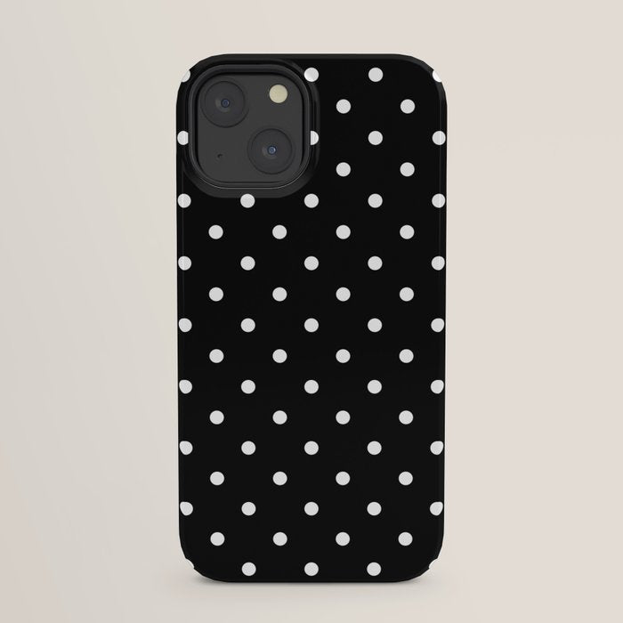 Black and White Polka Dots iPhone Case Gallery Image 29
