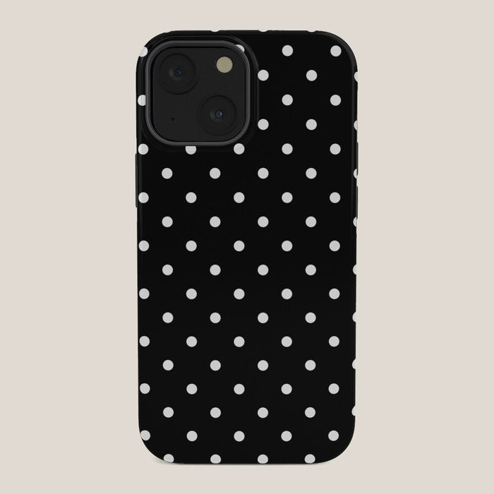 Black and White Polka Dots iPhone Case Gallery Image 34