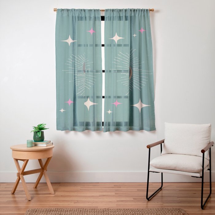Slither - Green Window Curtain Gallery Image 19