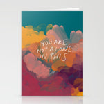 You Are Not Alone In This Stationery Card Gallery Image 1