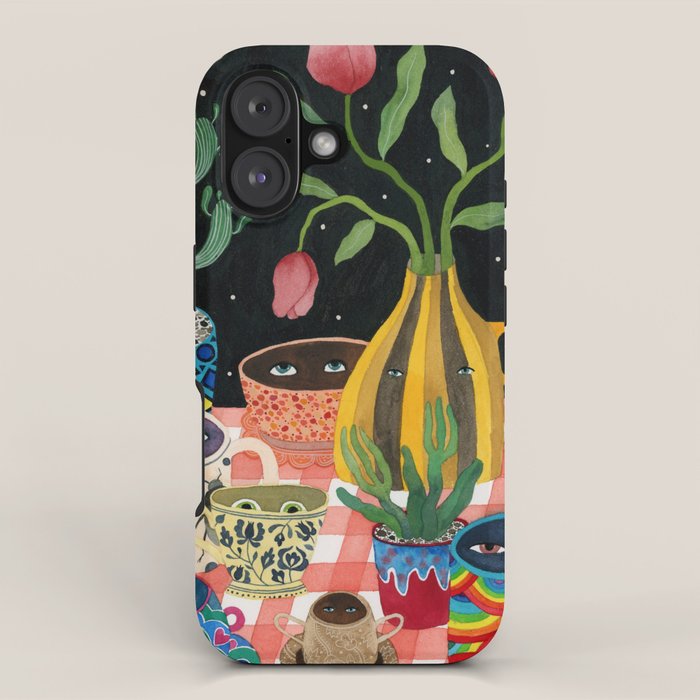 Suspicious mugs 2 iPhone Case Gallery Image 1